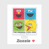 Sesamstraat | Oorspronkelijke Kinderen Sticker (Vel)
