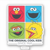 Sesamstraat | Oorspronkelijke Kinderen Sticker (Voorkant)