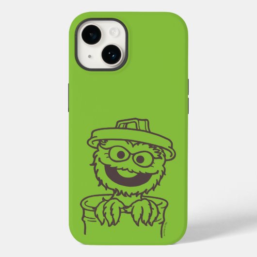 Sesamstraat | Oscar de Grouch Case-Mate iPhone Case (Achterkant)