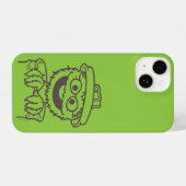 Sesamstraat | Oscar de Grouch iPhone Hoesje (Achterkant horizontaal)