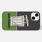 Sesamstraat | Oscar de Grouch Niet Vandaag! Case-Mate iPhone Case (Achterkant (horizontaal))