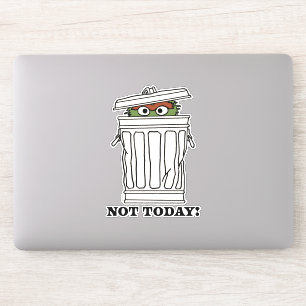 Sesamstraat   Oscar de Grouch Niet Vandaag! Sticker