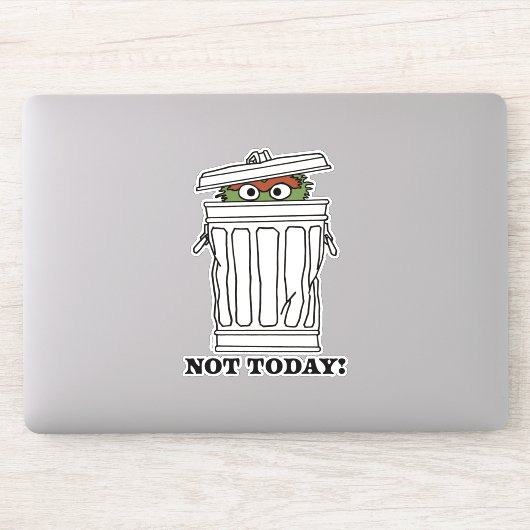 Sesamstraat | Oscar de Grouch Niet Vandaag! Sticker (Computer)