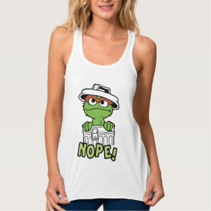 Sesamstraat   Oscar de Grouch Nope! Tanktop