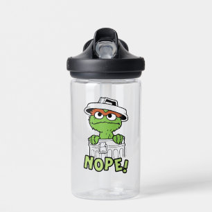 Sesamstraat Oscar de Grouch Nope! Waterfles
