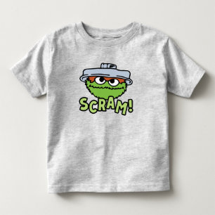 Sesamstraat   Oscar de Grouch Scram! Kinder Shirts