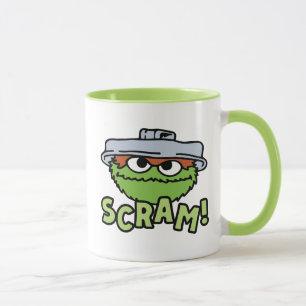 Sesamstraat Oscar de Grouch Scram! Mok