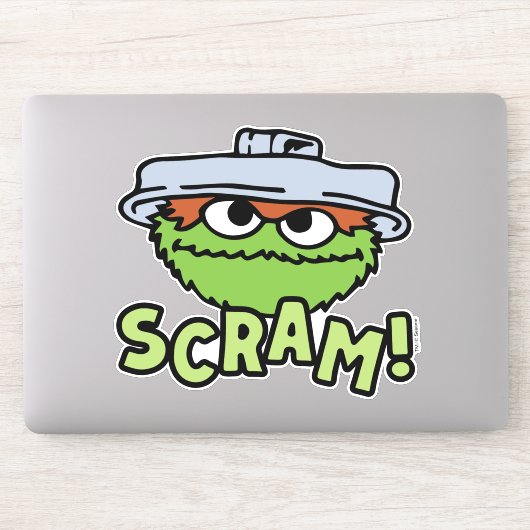 Sesamstraat | Oscar de Grouch Scram! Sticker (Computer)