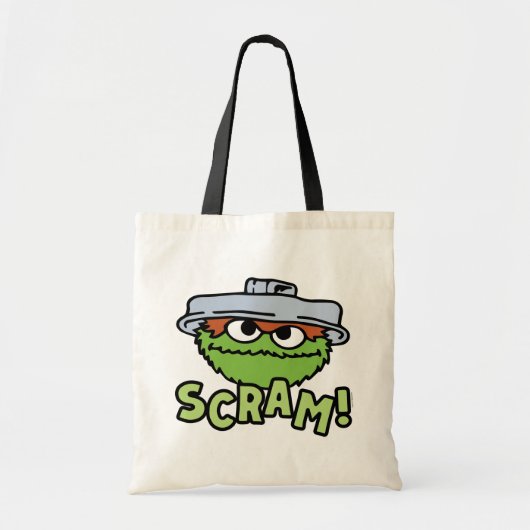 Sesamstraat | Oscar de Grouch Scram! Tote Bag (Voorkant)