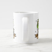 Sesamstraat | Oscar de Grouch Trashed Extra Grote Beker (Achterkant)