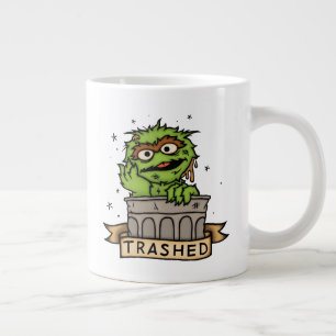 Sesamstraat   Oscar de Grouch Trashed Extra Grote Beker