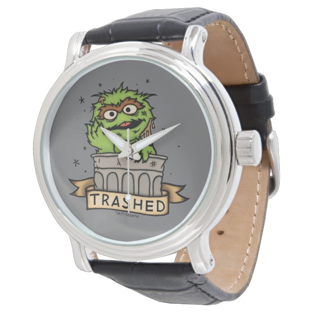Sesamstraat | Oscar de Grouch Trashed Horloge (Gekanteld)