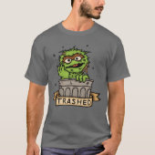 Sesamstraat | Oscar de Grouch Trashed T-shirt (Voorkant)
