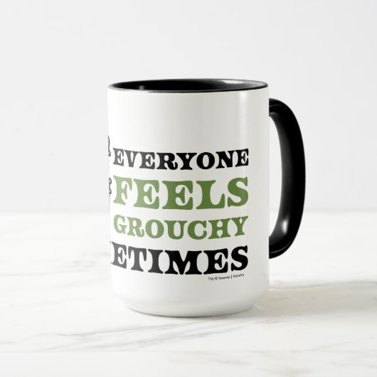 Sesamstraat | Oscar de Grouch voelt Grouchy Mok (Voorkant rechts)