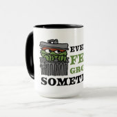 Sesamstraat | Oscar de Grouch voelt Grouchy Mok (Voorkant links)