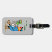 Sesamstraat | Oscar en Bruno, het Man afval Bagagelabel (Voorkant horizontaal)