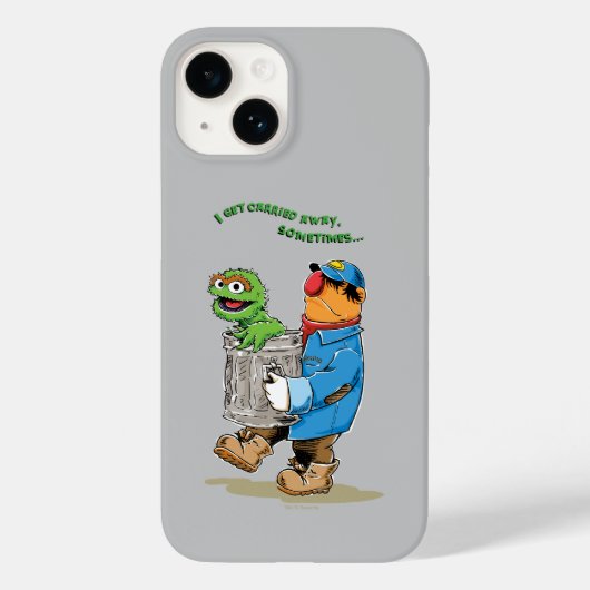 Sesamstraat | Oscar en Bruno, het Man afval Case-Mate iPhone Case (Achterkant)
