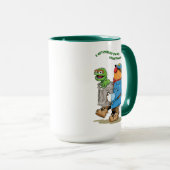 Sesamstraat | Oscar en Bruno, het Man afval Mok (Voorkant rechts)