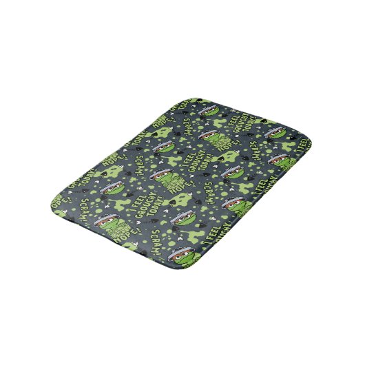 Sesamstraat | Oscar het Grouch Phrase Pattern Badmat (Gekanteld)
