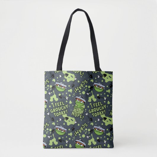 Sesamstraat | Oscar het Grouch Phrase Pattern Draagtas (Voorkant)