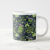 Sesamstraat | Oscar het Grouch Phrase Pattern Extra Grote Beker (Rechts)