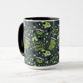 Sesamstraat | Oscar het Grouch Phrase Pattern Mok (Voorkant links)
