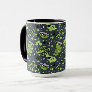 Sesamstraat   Oscar het Grouch Phrase Pattern Mok