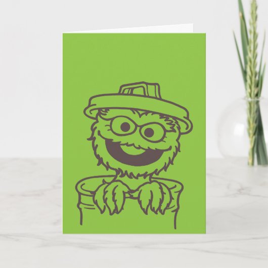 Sesamstraat | Oscar the Grouch Bright Kaart (Voorkant)