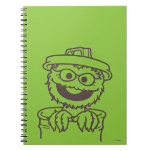 Sesamstraat Oscar the Grouch Bright Notitieboek