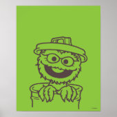 Sesamstraat | Oscar the Grouch Bright Poster (Voorkant)