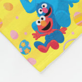 Sesamstraat Paasmandpatroon Fleece Deken (Hoek)