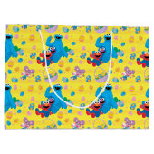 Sesamstraat Paasmandpatroon Groot Cadeauzakje (Achterkant)