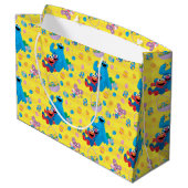 Sesamstraat Paasmandpatroon Groot Cadeauzakje (Achterkant Gekanteld)