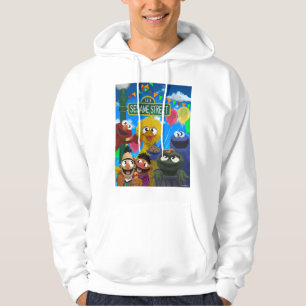Sesamstraat personages   Feestscène Hoodie