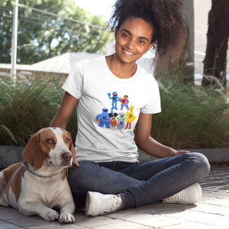 Sesamstraat personages | Wees aardig - Gebarentaal T-shirt