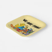 Sesamstraat | Portret Sesame Pals Group Papieren Bordje (Gebogen)