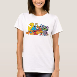 Sesamstraat Portret Sesame Pals Group T-shirt