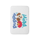 Sesamstraat | Puppy Play Elmo & Tango Badmat (Voorkant Verticaal)