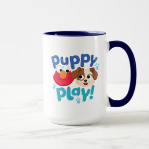 Sesamstraat Puppy Play Elmo & Tango Mok