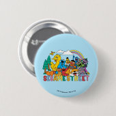 Sesamstraat | Regenbooggolf Ronde Button 5,7 Cm (Voorkant /achterkant)