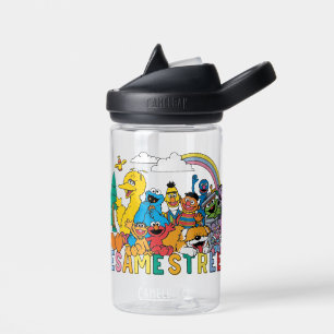 Sesamstraat Regenbooggolf Waterfles