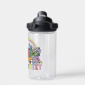 Sesamstraat | Regenbooggolf Waterfles (Achterkant)