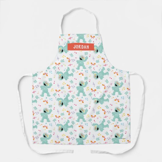 Sesamstraat | Rosita Music Scribble Pattern Schort (Voorkant)