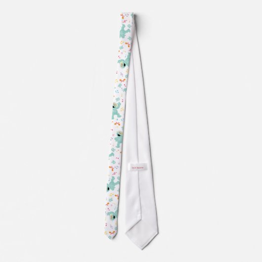 Sesamstraat | Rosita Music Scribble Pattern Stropdas (Achterkant)