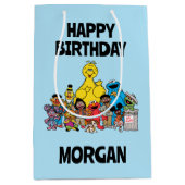 Sesamstraat | Sesame Pals Happy Birthday Medium Cadeauzakje (Voorkant)