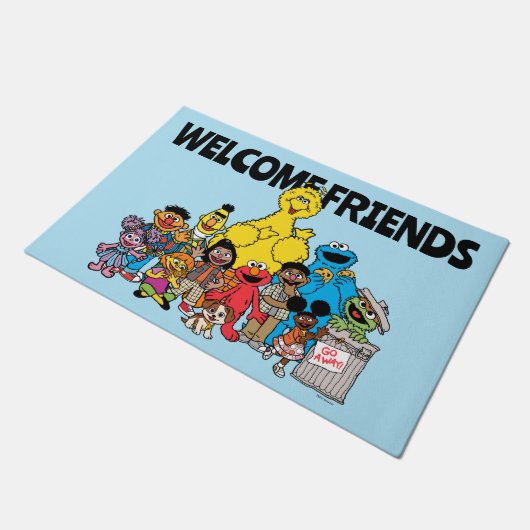 Sesamstraat | Sesame Pals Welkome Vrienden Deurmat (Schuin)