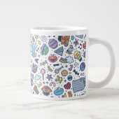 Sesamstraat | Sesampals Doodle Patroon Extra Grote Beker (Rechts)