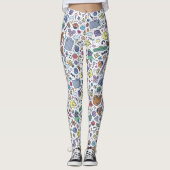 Sesamstraat | Sesampals Doodle Patroon Leggings (Voorkant)