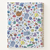 Sesamstraat | Sesampals Doodle Patroon Notitieboek (Achterkant)