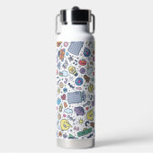 Sesamstraat | Sesampals Doodle Patroon Waterfles (Voorkant)